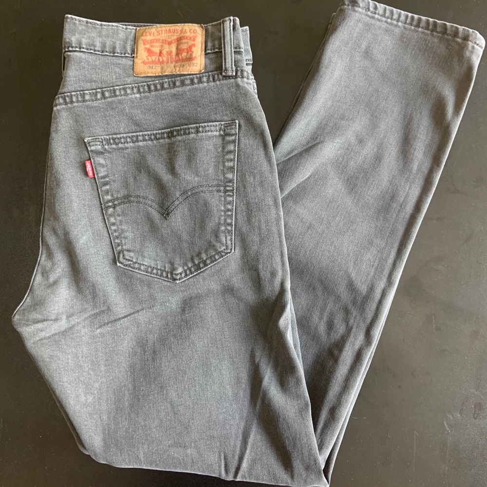 Levi’s 512 33x32 Slim Fit Grey Jeans